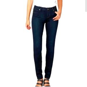PAIGE Denim Skyline Skinny Jeans Size 27 Corinna Dark Wash Mid Rise Stretch